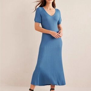 boden limited edition silk dress Boden Limited Edition Navy Silk Blend Sleeveless Shift Dress Size 14